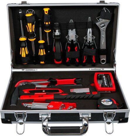 Set di utensili in valigetta di allumino 53 pz