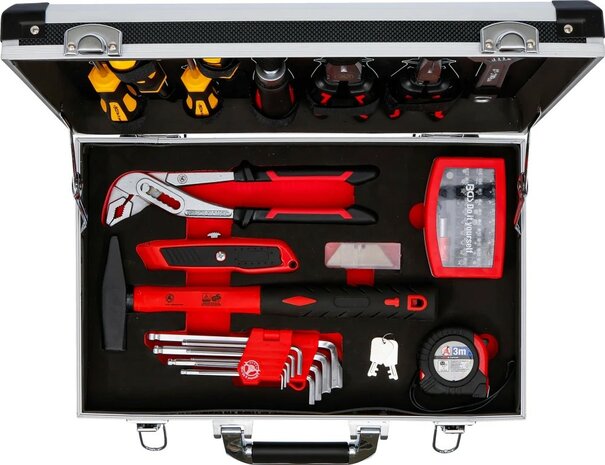 Set di utensili in valigetta di allumino 53 pz