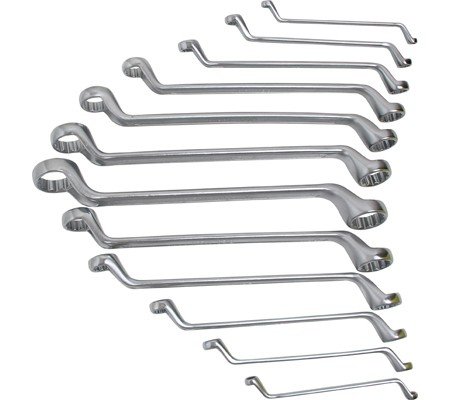 Set di chiavi ad anello approfondite 6 - 32 mm 12 pz.