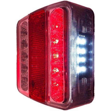 Fanale posteriore 4 funzioni 98x105mm 14LED