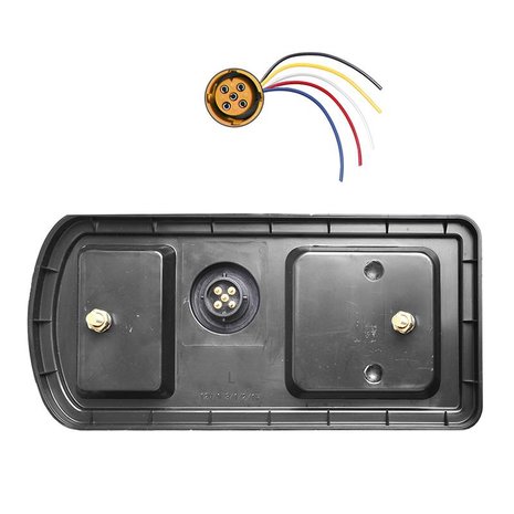 Fanale posteriore 5 funzioni 225x105mm 43LED sinistro