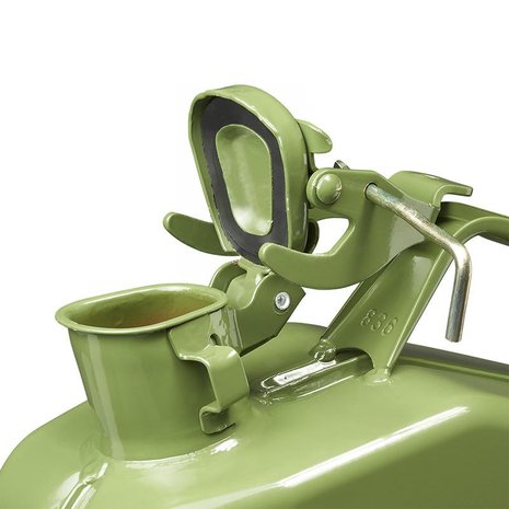 Jerrycan 5L verde metallizzato UN- TuV/GS approvato