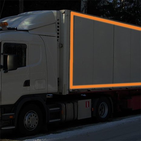 Nastro riflettente 3M arancione 50mm 2M