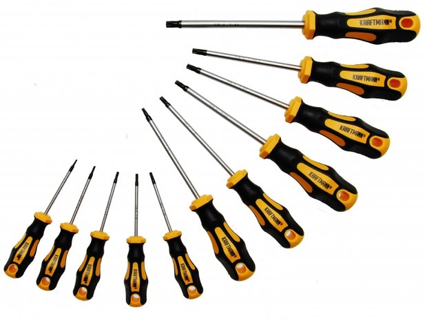 Serie di cacciaviti Torx T6 - T40 11 pz