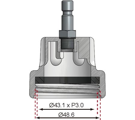 Adattatore 20, Saab Ecopower, per BGS 8298/8027