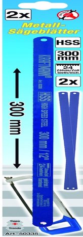 Serie di lame HSS per seghetto 13 x 300 mm 2 pz
