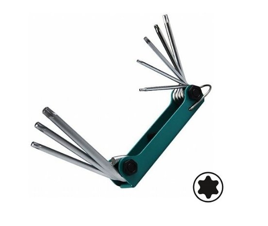 Set di chiavi Torx pieghevoli 8 pezzi