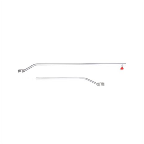 Supporto per telone in alluminio  estensibile  108-146 cm  per telone rimorchio