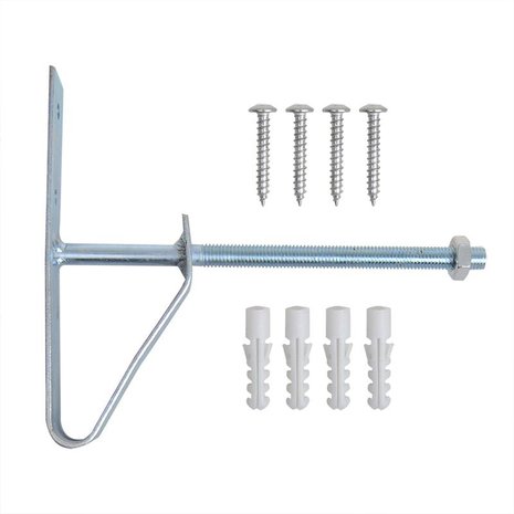 Set porta pneumatici 2 pezzi montaggio a parete