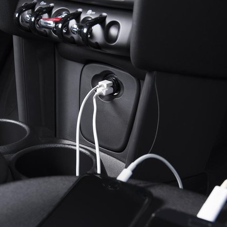 Caricabatterie USB mini bidirezionale tipo A 12V 24V 3100mA