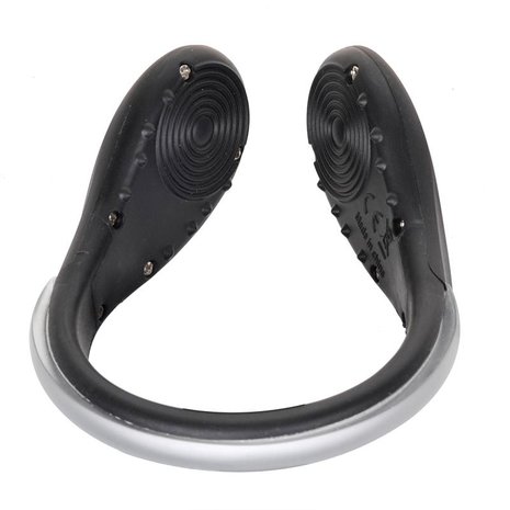 Clip di sicurezza per scarpe LED rosso - set da 2 pezzi