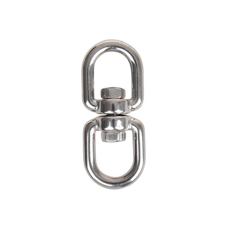 Serratura girevole 6mm  acciaio inox A4 AISI 316  occhio occhio  1.350 daN