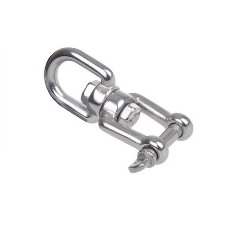 Blocco premistoppa 6mm, A4 acciaio inox AISI 316, occhio-forcella, 1.350 daN