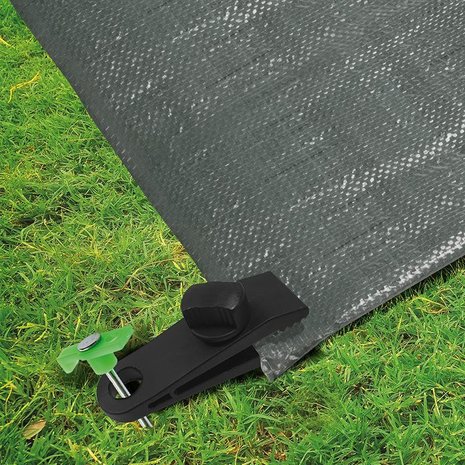 Clip per moquette da tenda con vite - set da 4 pezzi
