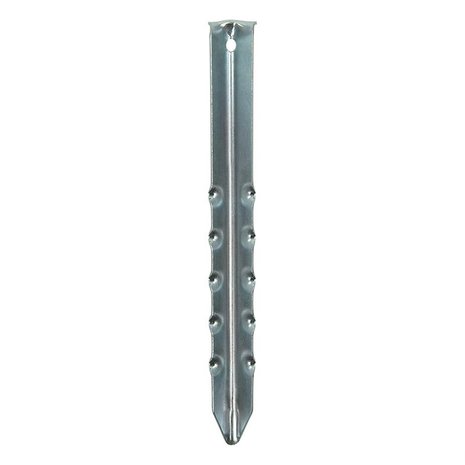 Picchetto per tenda 30cm in metallo rigato
