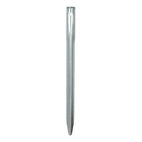 Picchetto per tenda 30cm metallo semitondo