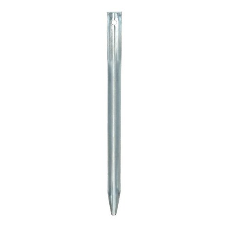 Picchetto per tenda 30cm metallo semitondo