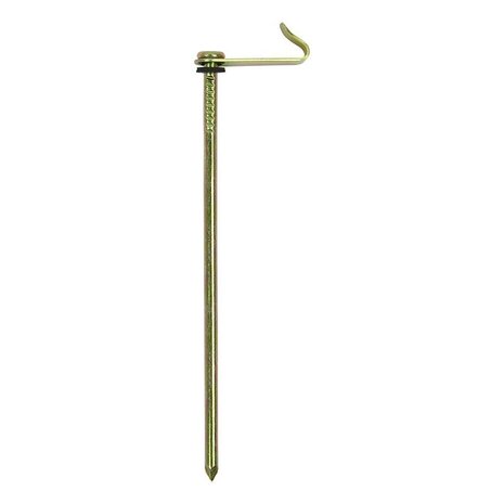 Picchetto da roccia 21cm in metallo con gancio