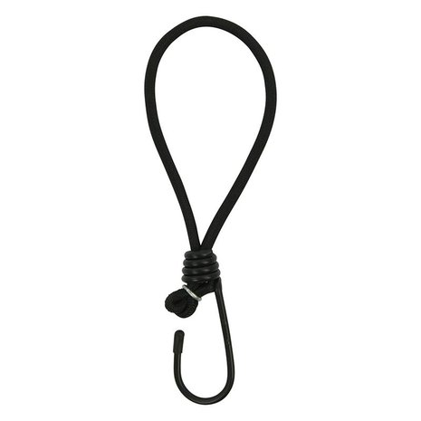 Tenditore tenda elastico nero con gancio