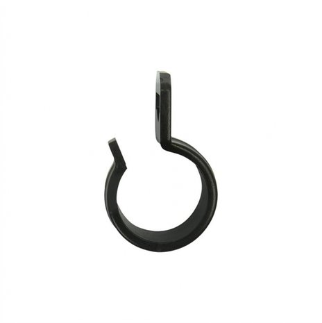 Clip per tenda per palo tenda 20-25mm con fessura nera