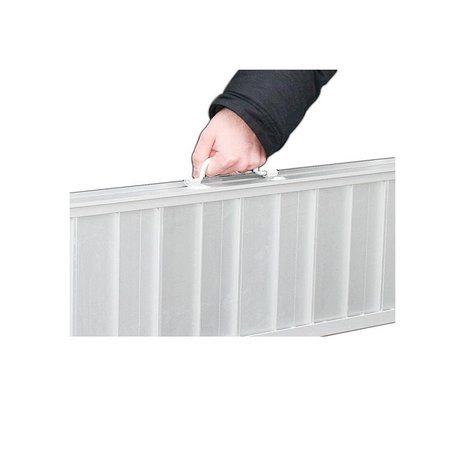 Rampa pieghevole in alluminio per sedia a rotelle 183x73cm 270kg