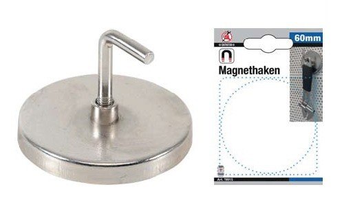 Gancio magnetico rotondo Ø 60 mm 10 kg
