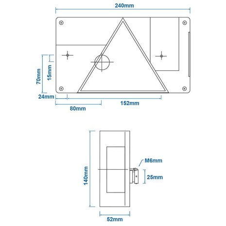 Fanale posteriore destro Aspock Multipoint II