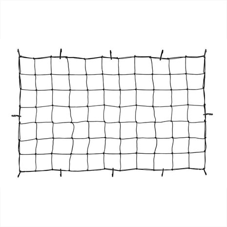 Rimorchio elastico e rete portabagagli 90x150cm con ganci in plastica