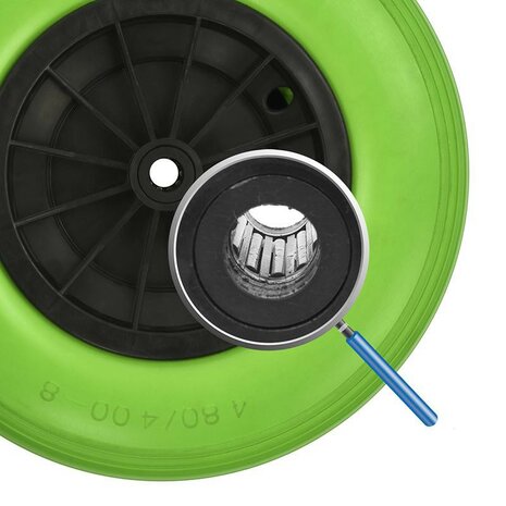 Pneumatico PU con cerchio in plastica 164.00-8