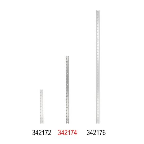 Binario di rilegatura in alluminio 60 cm