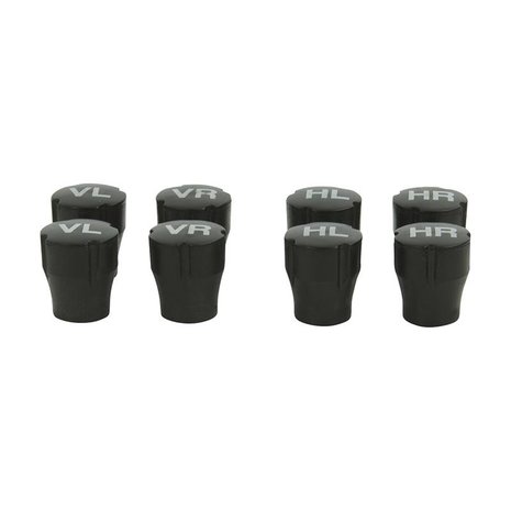 Tappi valvola marcatura pneumatici - Set da 8
