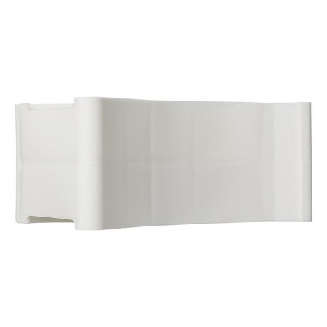 Cunei fermaruota in plastica bianca incl. titolare
