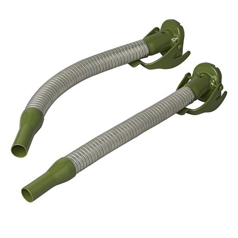 Beccuccio erogatore flessibile in metallo per benzina 20mm