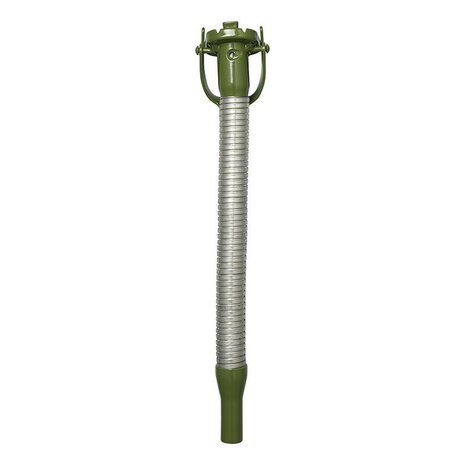Beccuccio erogatore flessibile in metallo per benzina 20mm