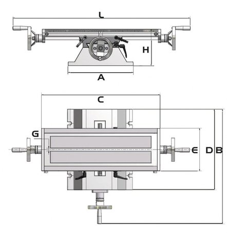 Tavolo incrociato 945x483x169mm