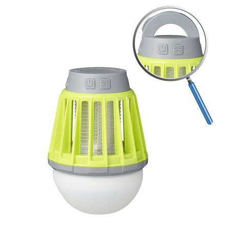 Camping & Insect lamp 2 in 1 ricaricabile