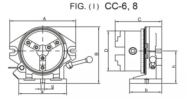 Divisore di indicizzazione semplice 225mm