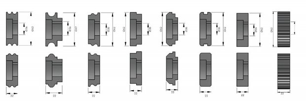 Dispositivo frontale manuale 1,2x140mm