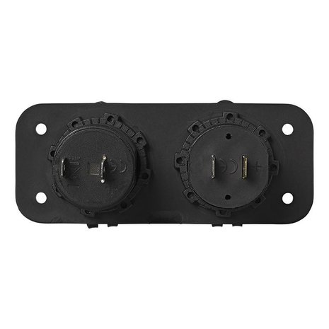 Kit da incasso: presa DIN + porta USB doppia tipo A 2x2100mA