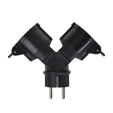 Doppio splitter Schuko
