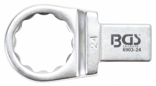 Chiave ad anello ad innesto 24 mm sede 14 x 18 mm