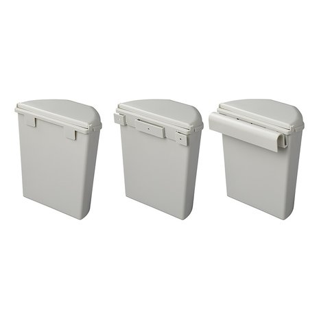 Pattumiera con coperchio 6L per roulotte camper