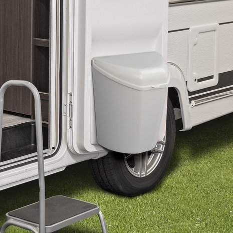 Pattumiera con coperchio 6L per roulotte camper