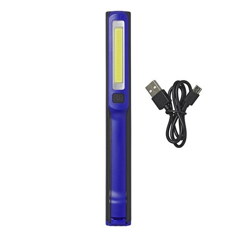 Pen light 2 in 1 COB ricaricabile