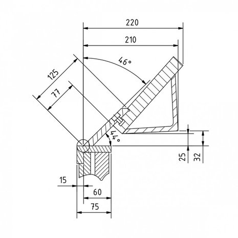 Banco di piegatura 1020mm - lama superiore segmentata