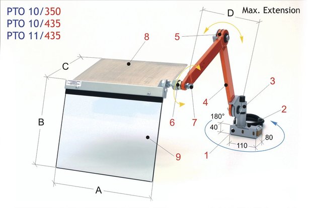 Porta scalpello tappo di protezione 350x300mm