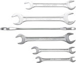 Serie di chiavi combinate anello-forchetta 6 x 7 - 18 x 19 mm 6 pz