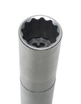 Bussola per candele con magnete, poligonale, lunga (3/8) 14 mm