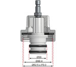 Adattatore No.21 per kit di prova pressione radiatore Opel Astra