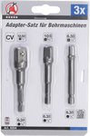 3-Piece Adapter Adapter Adapter Drift Set per trapani elettrici, 1/4 - 3/8 - 1/2